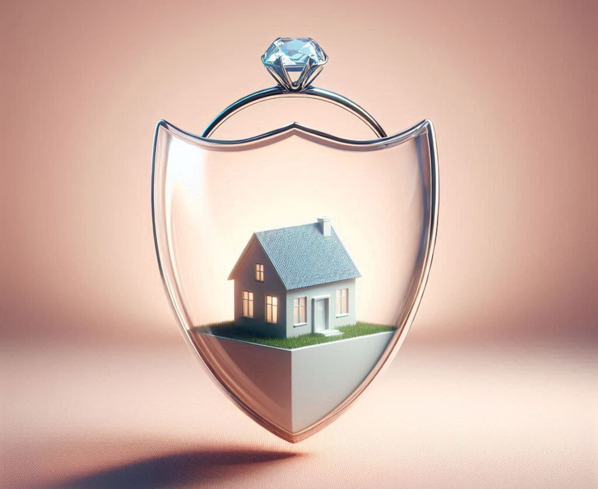 Un bouclier qui protège une maison